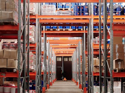 Vue du site de stockage